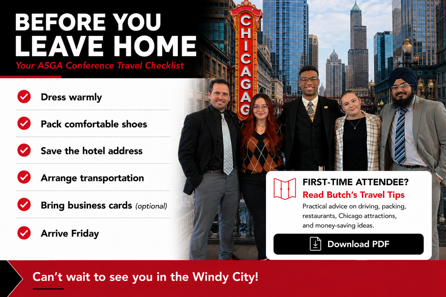Before You Leave Home — Your ASGA Conference Travel Checklist